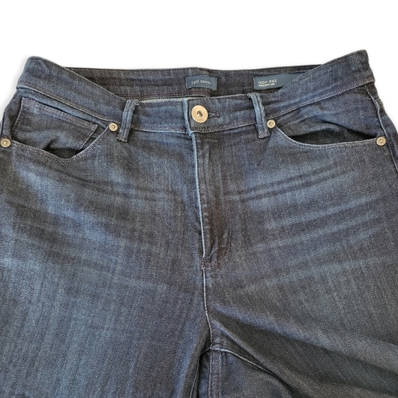 J.Jill High Rise Straight Leg Jean 8 - Picture 4 of 5